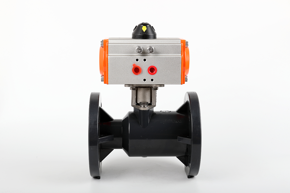 阿鲁科尔沁气动法兰一体球阀